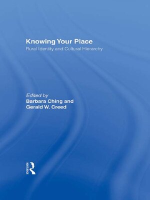 cover image of Knowing Your Place